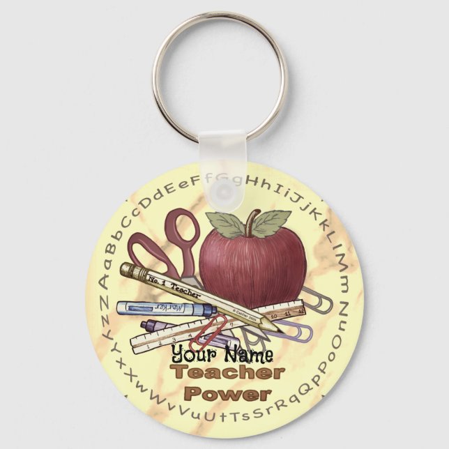 Teacher Power Key Ring (Front)