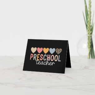 Teacher Preschool Back to School  Announcement
