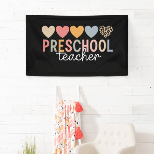 Teacher Preschool Back to School  Banner