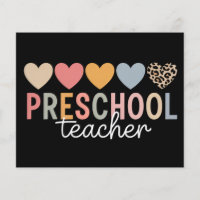 Teacher Preschool Back to School 