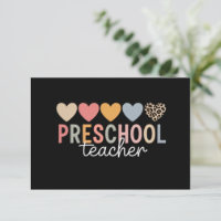Teacher Preschool Back to School 