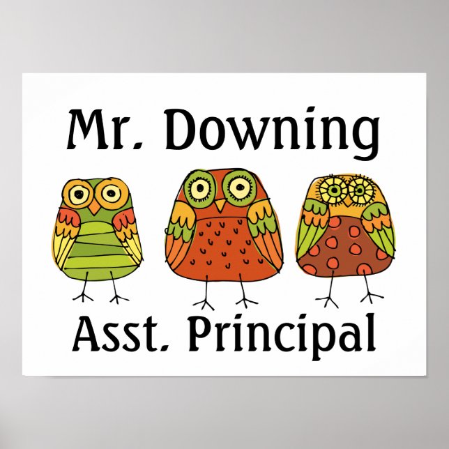 Teacher - Principal Poster - SRF (Front)