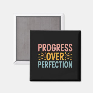Teacher Progress Over Perfection Back to School  Magnet
