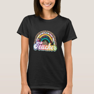 Teacher Rainbow Colour Best T-Shirt