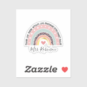 Teacher Rainbow Custom