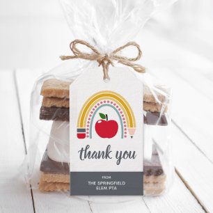 Teacher Rainbow Thank You Gift Tags