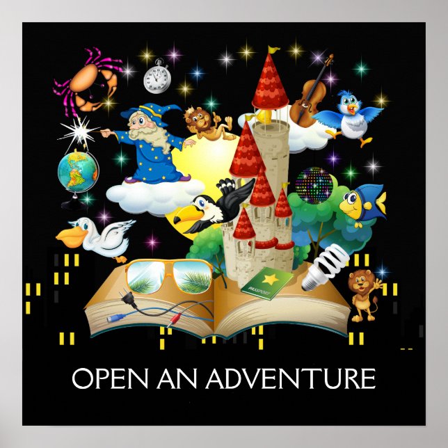 Teacher Reading - Literacy Poster (Front)