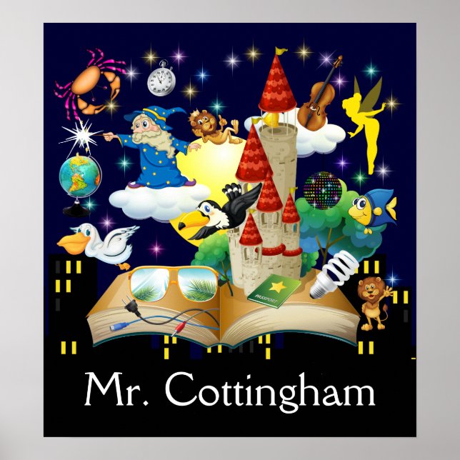 Teacher Reading - Literacy Poster - SRF (Front)