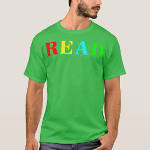 Teacher Reading Read in Colour Book T-Shirt