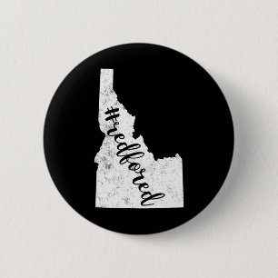 Teacher Red For Ed Idaho Public Education 1  6 Cm Round Badge
