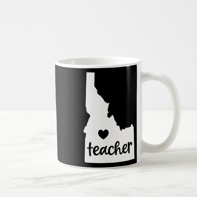 Teacher Red For Ed Idaho Public Education 7  Coffee Mug (Right)