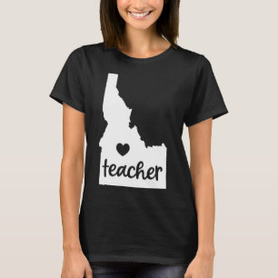 Teacher Red For Ed Idaho Public Education 7 T-Shirt