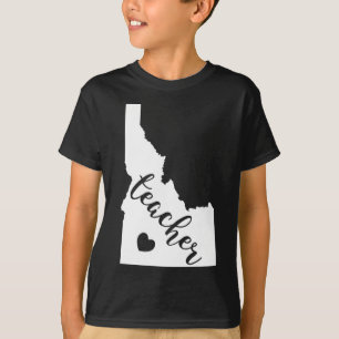 Teacher Red For Ed Idaho Public Education 8 T-Shirt