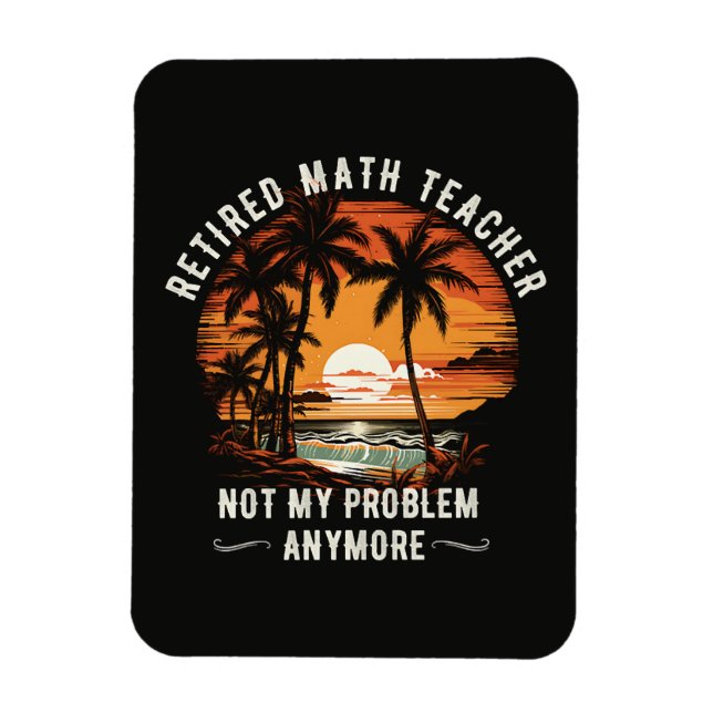 Teacher Retirement Class Of 2026 Teacher's day Magnet (Vertical)