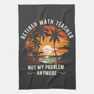 teacher retirement class of 2026 teacher's day tea towel