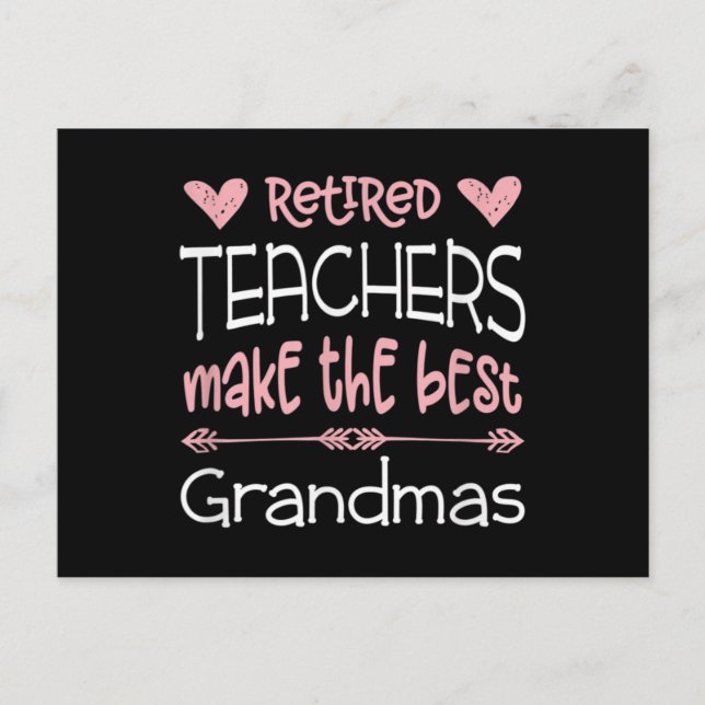 Teacher Retirement Quote Postcard (Front)