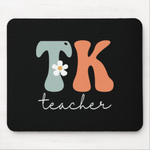 Teacher Retro Groovy Vintage Happy First Day Of Sc Mouse Pad