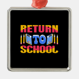 Teacher Return To School Metal Tree Decoration