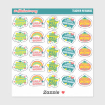 Teacher Reward Custom Name Labels | School
