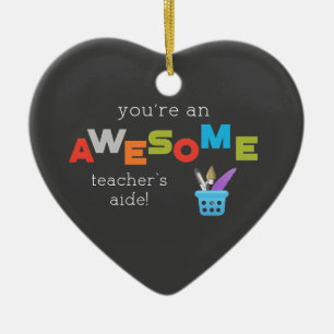 Teacher’s Aide Teacher Appreciation Day, Awesome Ceramic Tree Decoration