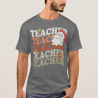 Teacher Santa Claus Christmas Funny Santa T-Shirt