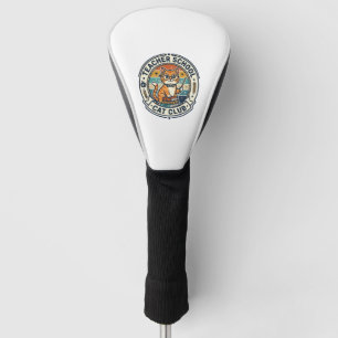 Teacher School Cat Cute Kitty Design - Teacher Sch Golf Head Cover