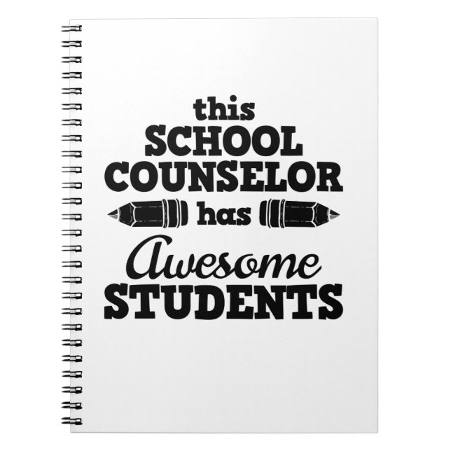 Teacher School Counsellor Notebook (Front)