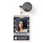 Teacher School Custom Employee Photo Logo Bar Code