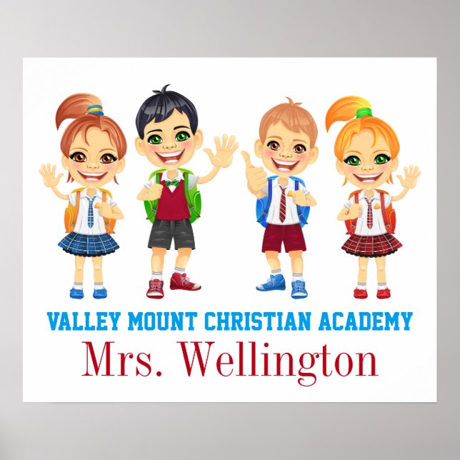 Teacher School Poster - SRF (Front)