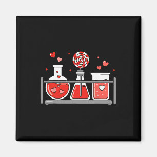 Teacher Science Valentines Day Lab Medical Istant Magnet