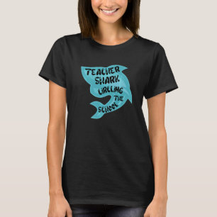 Teacher Shark Circling The School Graphic T-Shirt