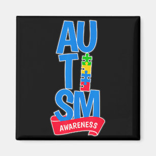 Teacher Sloth Autism Awareness Shirts Women Boy Gi Magnet