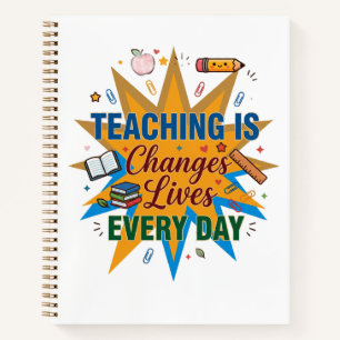 Teacher Spiral Notebook