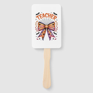 Teacher Spooky Halloween Hand Fan