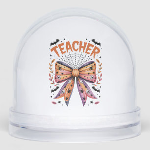 Teacher Spooky Halloween Snowglobe