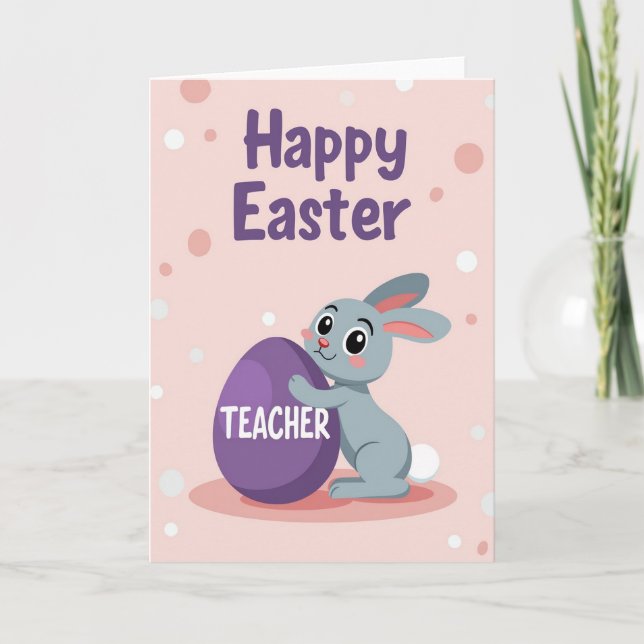 Teacher Spring Holiday Card (Front)