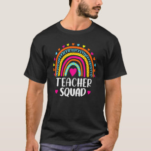 Teacher Squad 100th Day Of School 100 Days Smarter T-Shirt