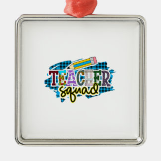 Teacher Squad Metal Tree Decoration