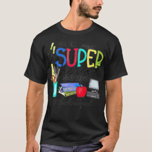 Teacher Squad Not All Super Heroes Wear Capes Moth T-Shirt
