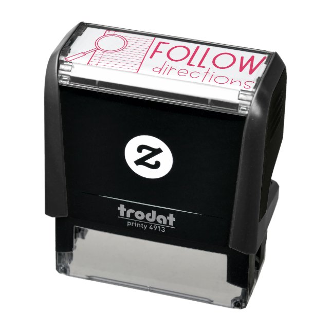 Teacher Stamp - Follow Directions (Product)