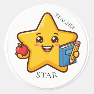 Teacher Star Sticker