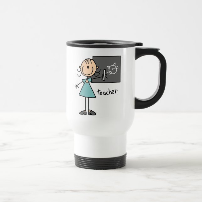 Teacher Stick Figure Mug (Right)