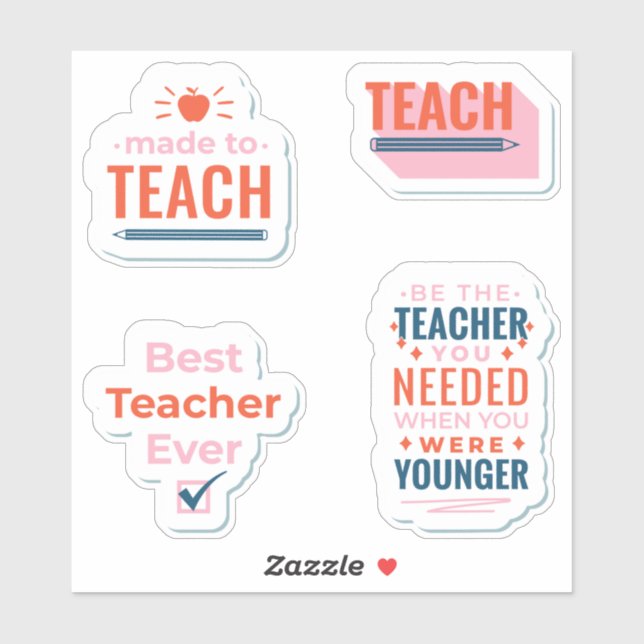 Teacher Sticker Pack 1 (Sheet)