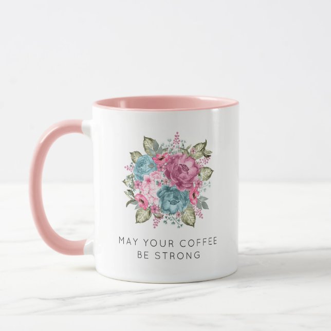 Teacher Strong Coffee Calm Students Mug (Left)