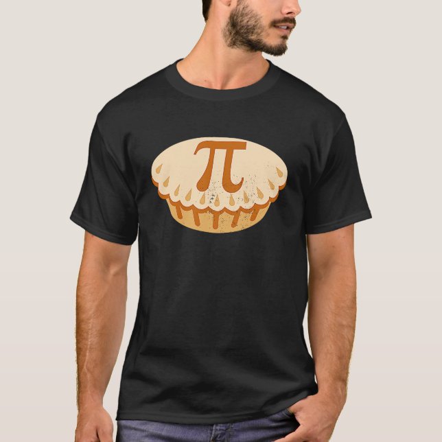 Teacher Student Apple Pie Pi Day Symbol  Math T-Shirt (Front)