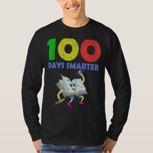 Teacher Student Book 100 Days Smarter 100 Days Of  T-Shirt