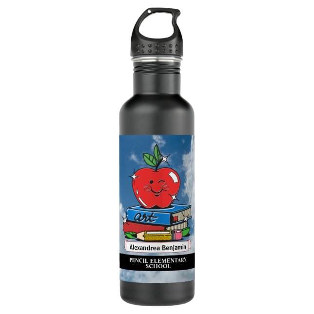 Teacher Student Children Education Personalise   710 Ml Water Bottle (Front)