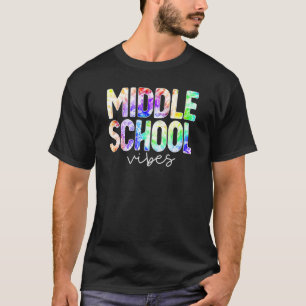 Teacher Student Middle School Vibes First Day Of S T-Shirt