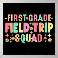 Teacher Students First Grade Field Trip Squad
