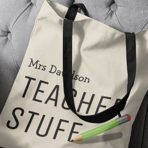 Teacher Stuff Bag Personalised Gift